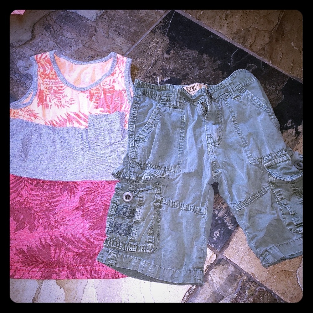Boys size 5/6 tank top & shorts set